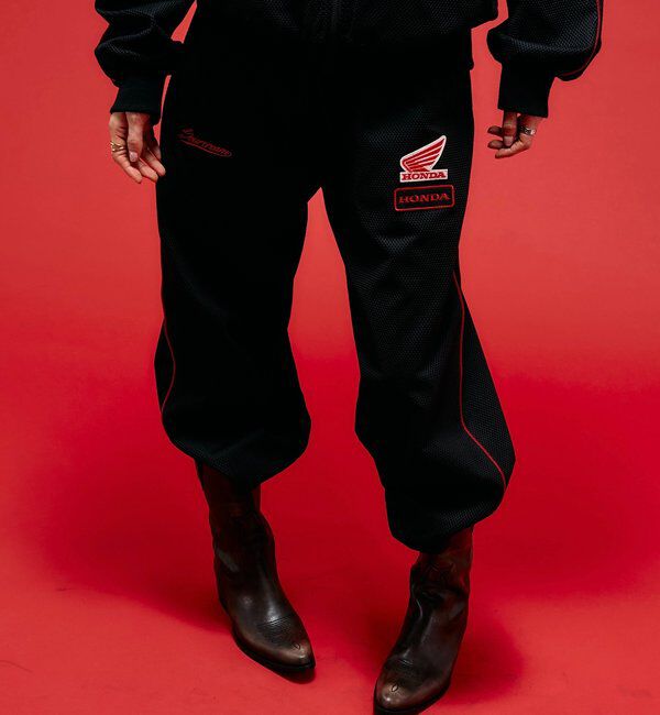  「【HONDA&times;Sourcream】 TRACK PANTS」|チノ|ブラック