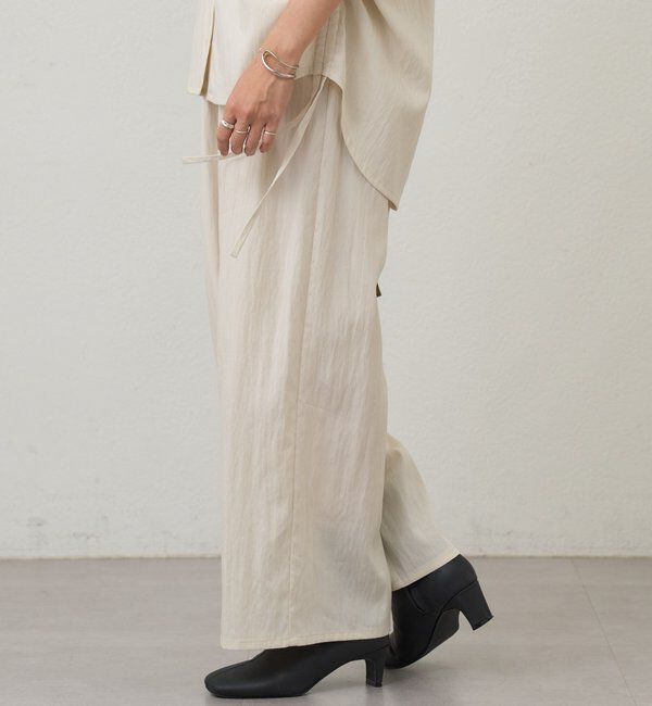  「【26SS予約】3タックイージーパンツ」|チノ|