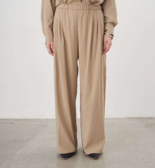  「【26SS予約】3タックイージーパンツ」|チノ|