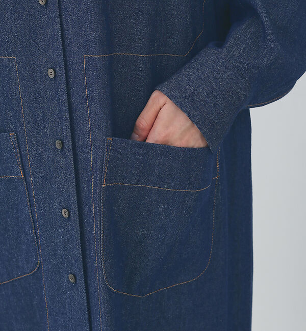 collex「デニムシャツワンピース」|ワンピース|