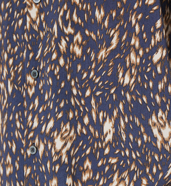 ABAHOUSE「【アニマル柄】オープンカラー 半袖シャツ」|シャツ・ブラウス|