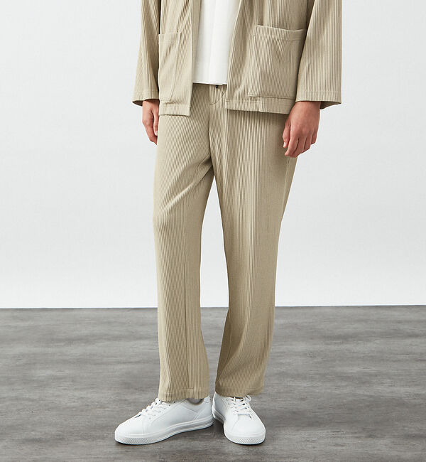 ABAHOUSE「【セットアップ対応】プリーツ イージーパンツ/ ワイドパンツ」|その他|