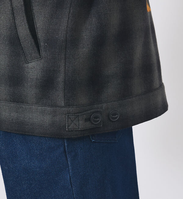 ABAHOUSE「【YOIDORE / ヨイドレ】Souvenir Wool Jacket / ス」|ブルゾン・スタジャン|