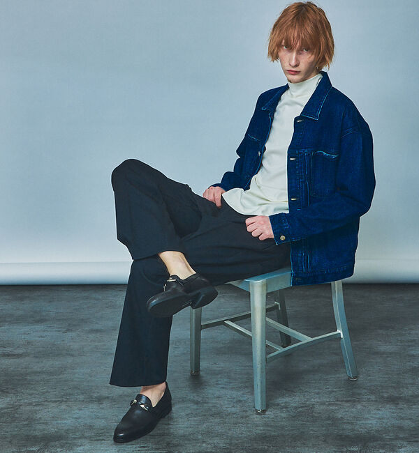 alfredoBANNISTER「【MADE IN JAPAN】ダブル ウエスタン バックル  ローファー/スリッ」|ローファー|