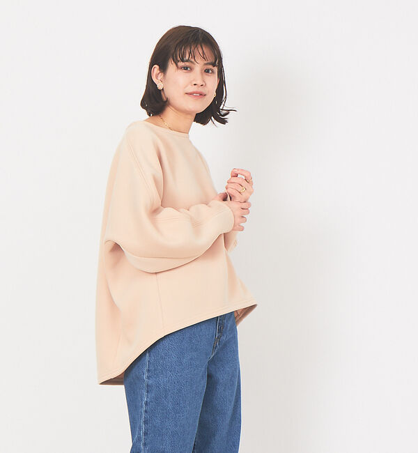 Rouge vif「ダンボールフォルムプルオーバー」|スウェット・ジャージ|ベージュ