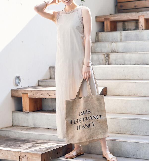 Rouge vif「撥水キャミワンピース」|ワンピース|ベージュ