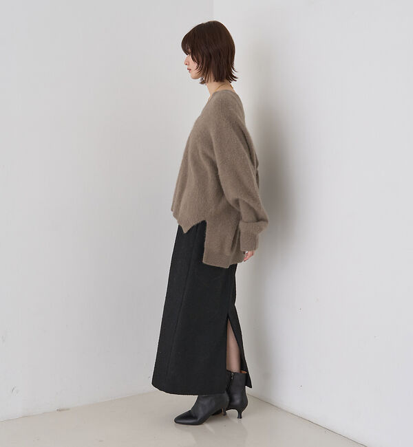 Rouge vif「【REMME／レメ】サイドジップレザーショートブーツ」|ショートブーツ|