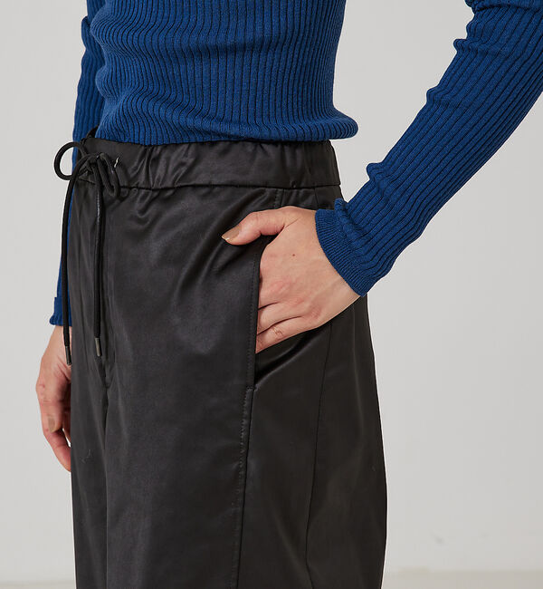 qualite「レザーライクカーヴィーパンツ」|その他|