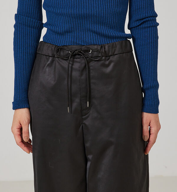 qualite「レザーライクカーヴィーパンツ」|その他|