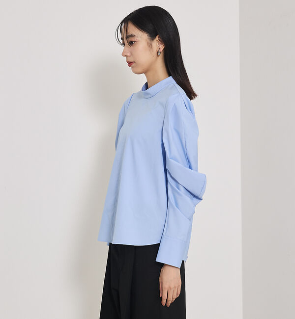 qualite「カービースリーブブラウス」|シャツ・ブラウス|