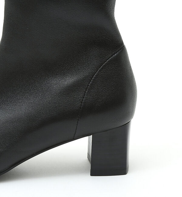 AU BANNISTER「【最高ブーツ/ 5cmヒール】ストレッチショートブーツ」|ショートブーツ|