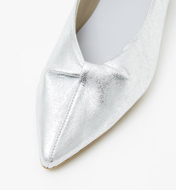 AU BANNISTER「【晴雨兼用】ツイストフラットパンプス」|レインシューズ|