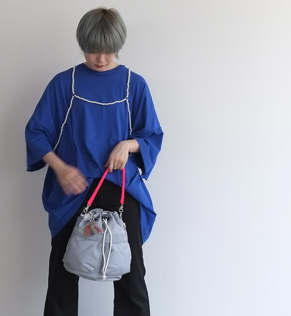 NOMINE「【cheek】kinchakucode 2WAY コードハンドル 巾着 トートバ」|ショルダー・メッセンジャー|