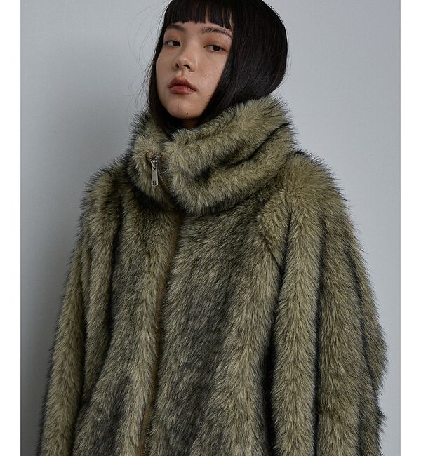 NOMINE「スタンドフェイクファーブルゾン」|ブルゾン・スタジャン|