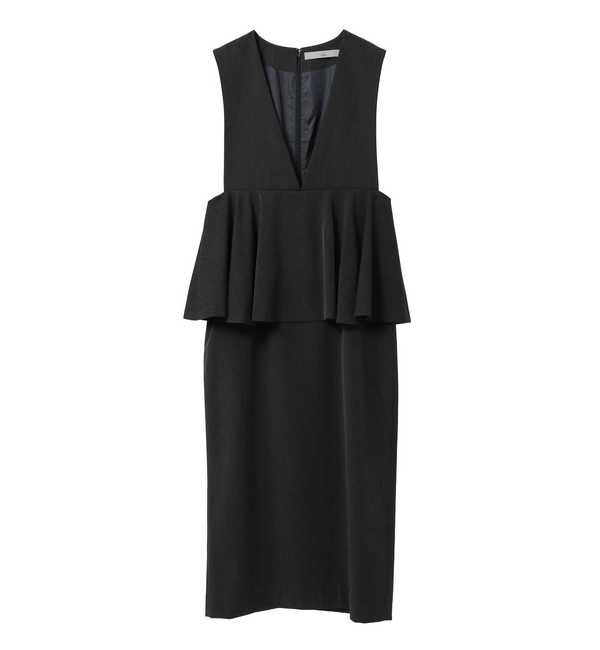 TIARA「ペプラムジャンパースカート」|ジャンパースカート|