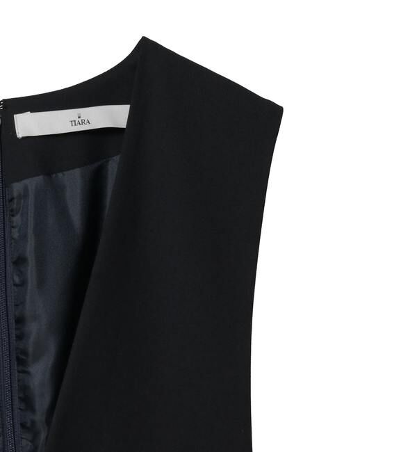 TIARA「ペプラムジャンパースカート」|ジャンパースカート|