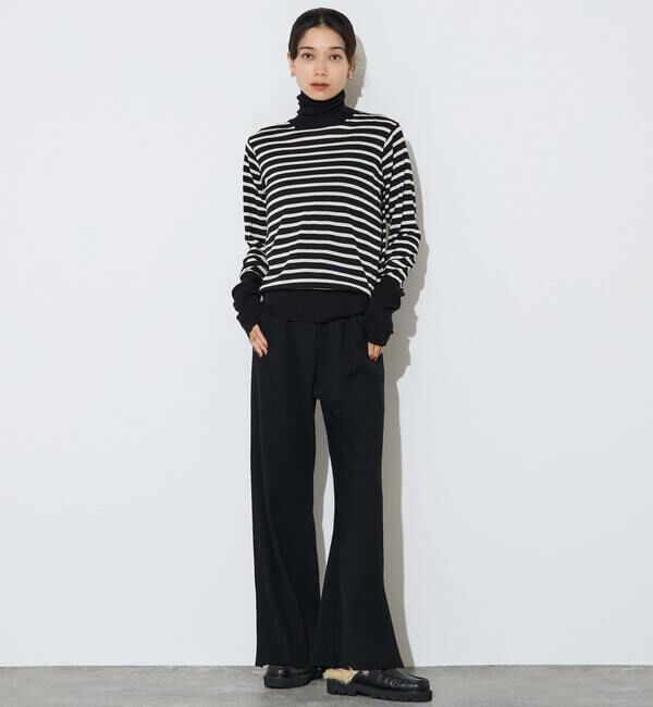 Liesse「ウォッシャブルウールタートルニット」|ニット・セーター|