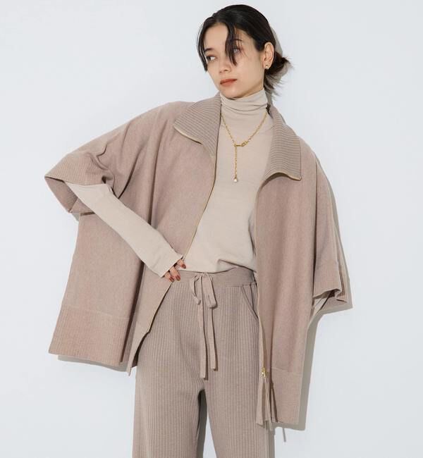 Liesse「ウォッシャブルウールタートルニット」|ニット・セーター|