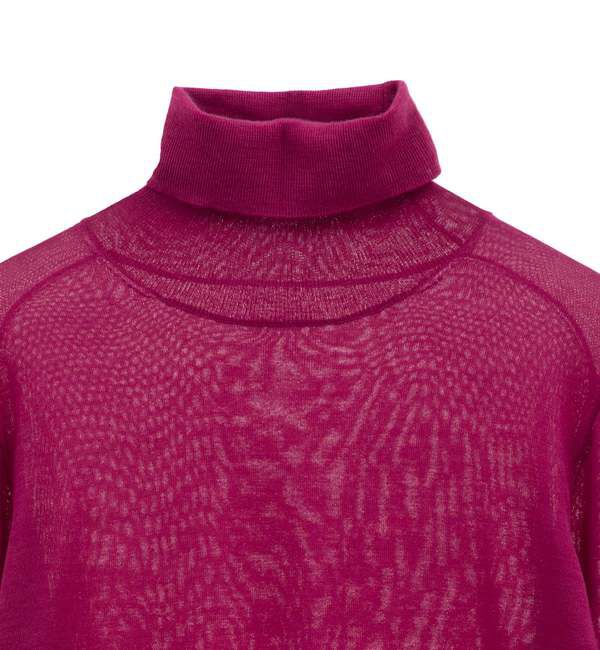 Liesse「ウォッシャブルウールタートルニット」|ニット・セーター|