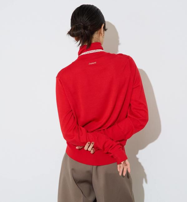 Liesse「ウォッシャブルウールタートルニット」|ニット・セーター|