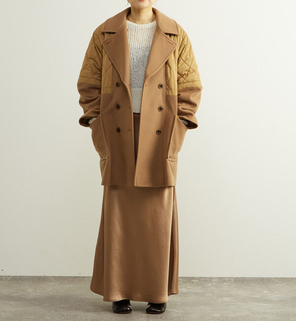 SOFFITTO「キルトドッキングコート」|その他|キャメル