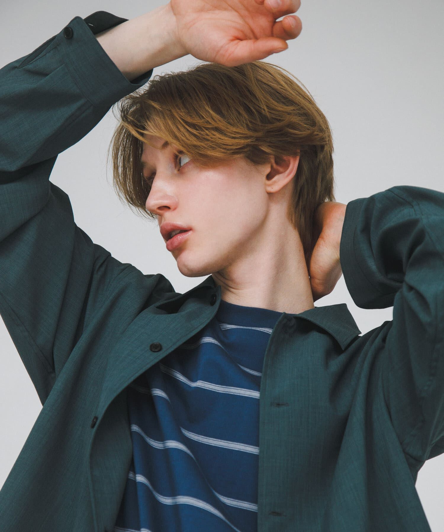 URBAN RESEARCH DOORS「『XLサイズ/WEB限定』『UR TECH DRYLUXE』 LONG-SLEEVE SHIRTS」|シャツ・ブラウス|