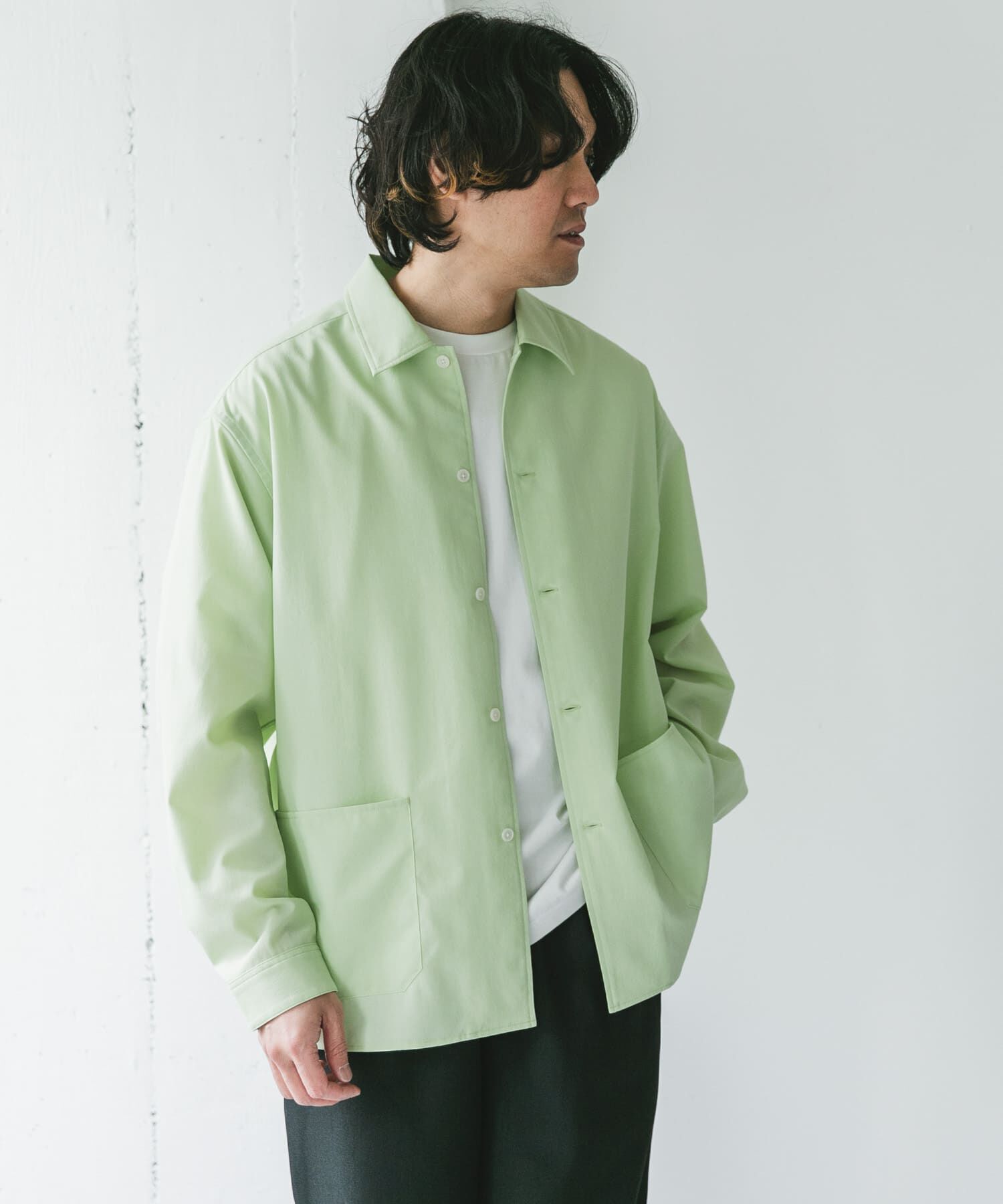 URBAN RESEARCH DOORS「『XLサイズ/WEB限定』『UR TECH DRYLUXE』 LONG-SLEEVE SHIRTS」|シャツ・ブラウス|
