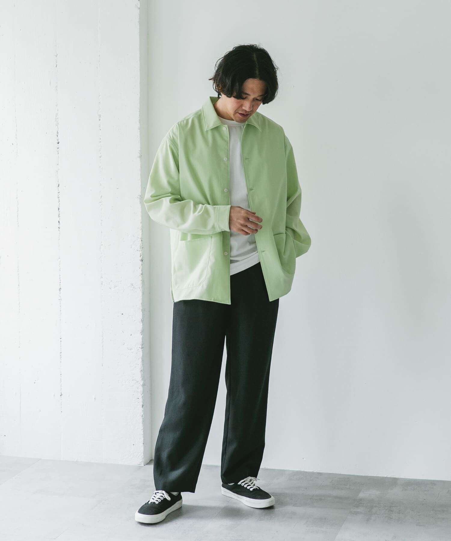 URBAN RESEARCH DOORS「『XLサイズ/WEB限定』『UR TECH DRYLUXE』 LONG-SLEEVE SHIRTS」|シャツ・ブラウス|