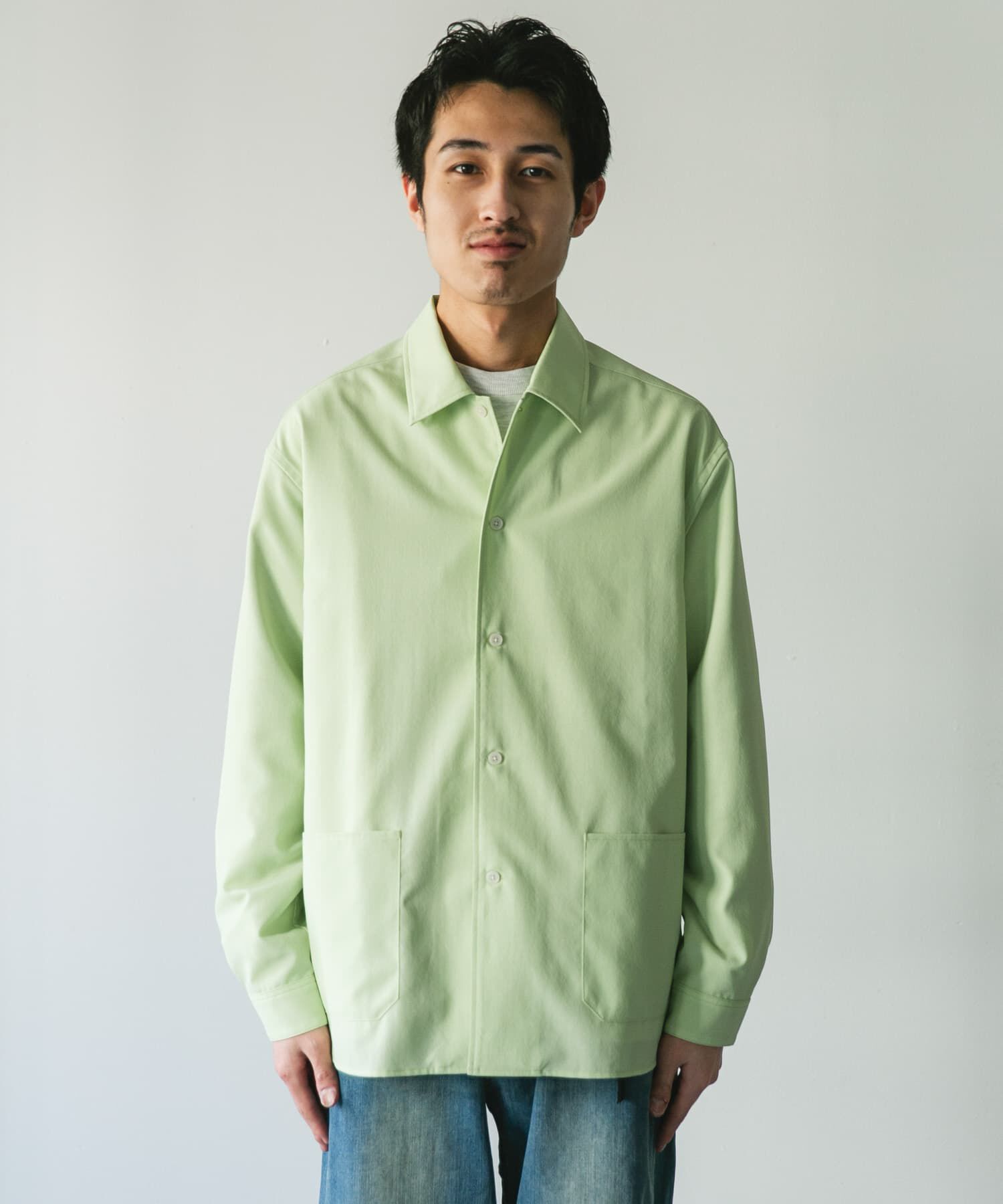 URBAN RESEARCH DOORS「『XLサイズ/WEB限定』『UR TECH DRYLUXE』 LONG-SLEEVE SHIRTS」|シャツ・ブラウス|