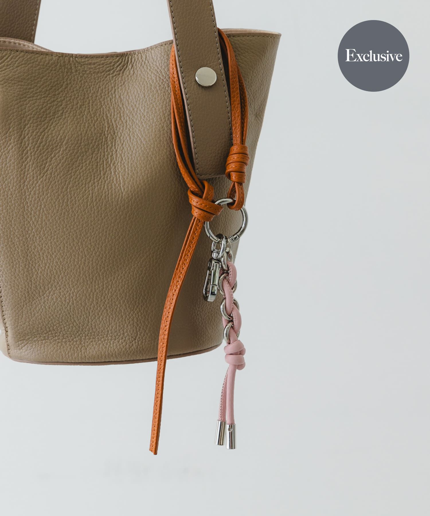 RODE SKO「『別注』BEAURE&times;RODESKO　レザーチャーム」|チャーム・キーホルダー|キャメル