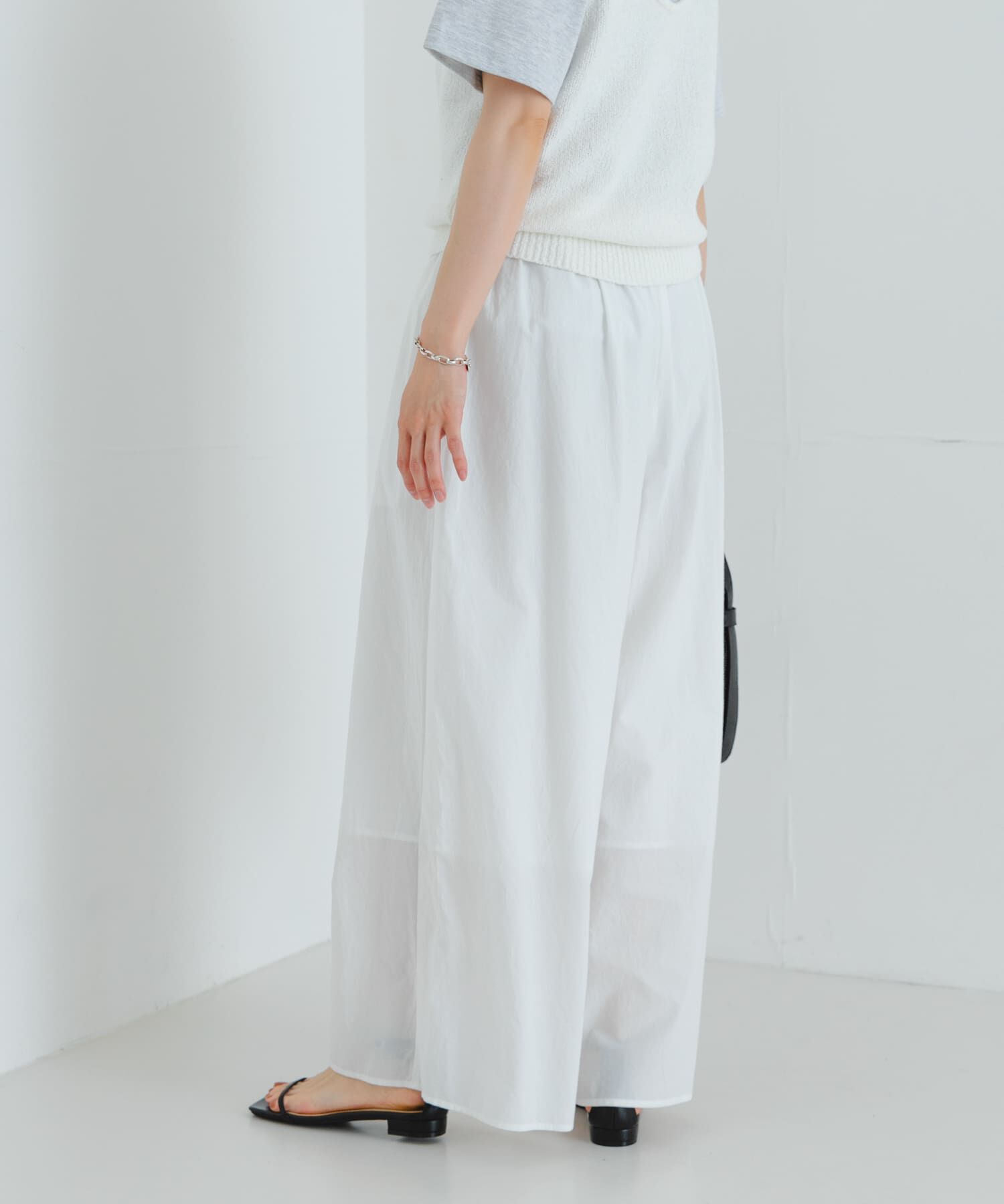 URBAN RESEARCH「コットンギャザーワイドパンツ」|その他|