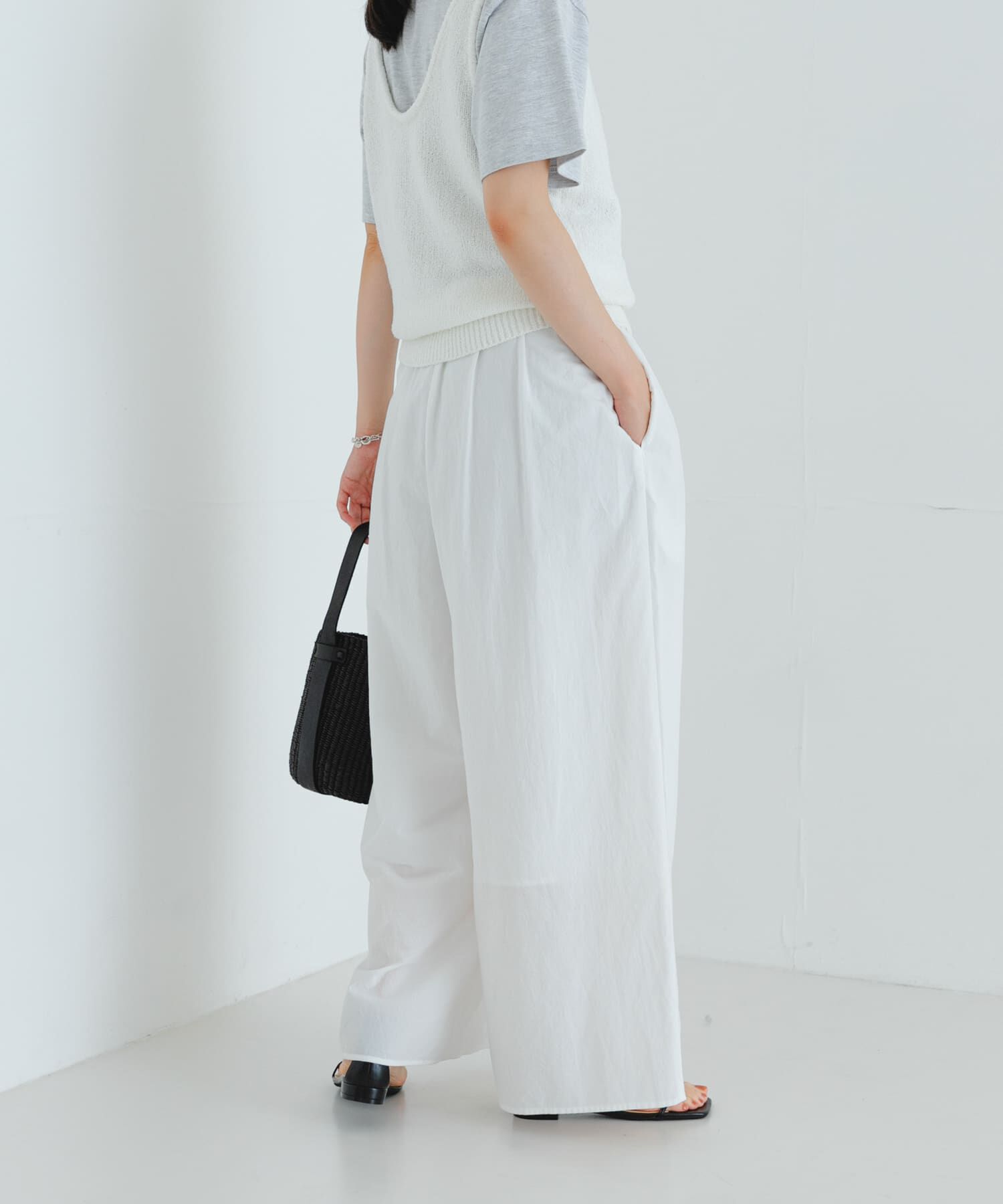 URBAN RESEARCH「コットンギャザーワイドパンツ」|その他|