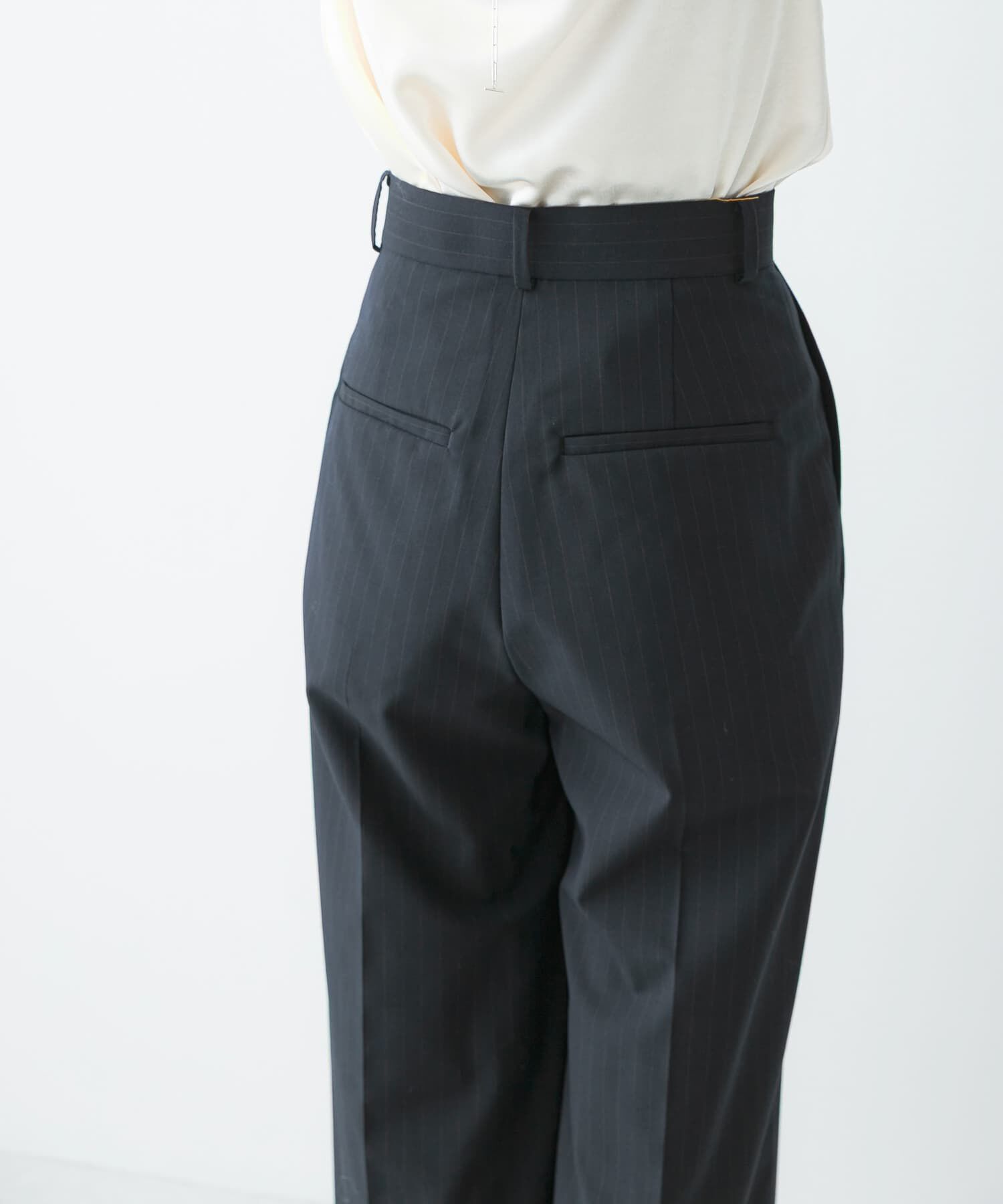 URBAN RESEARCH ROSSO「ウール混防シワハイウエストワイドスラックス」|その他|