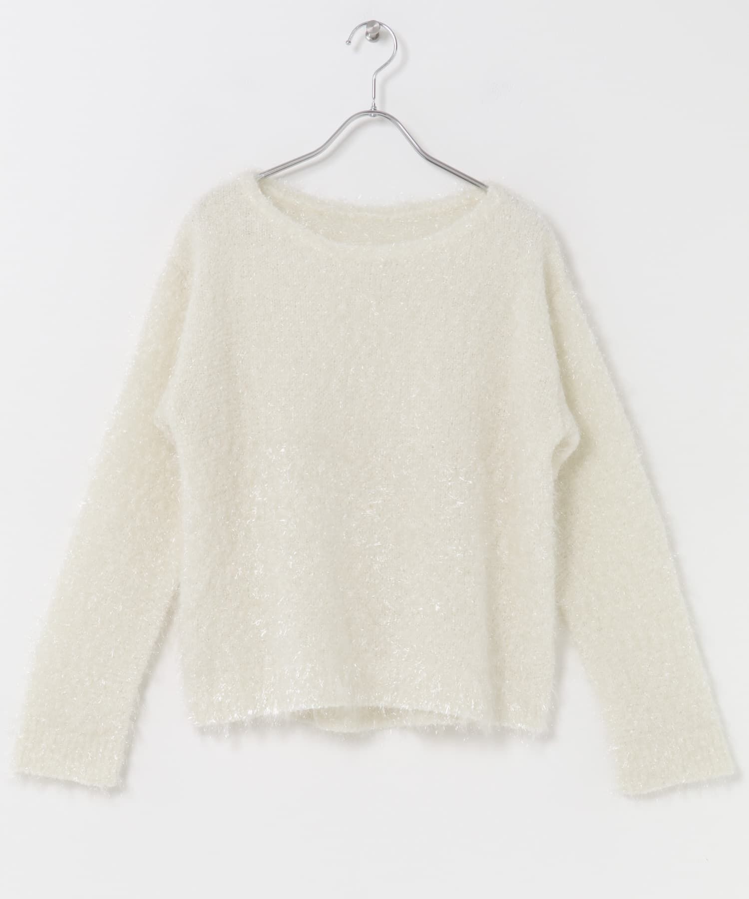 URBAN RESEARCH ROSSO「ラメシャギーニットプルオーバー」|ニット・セーター|