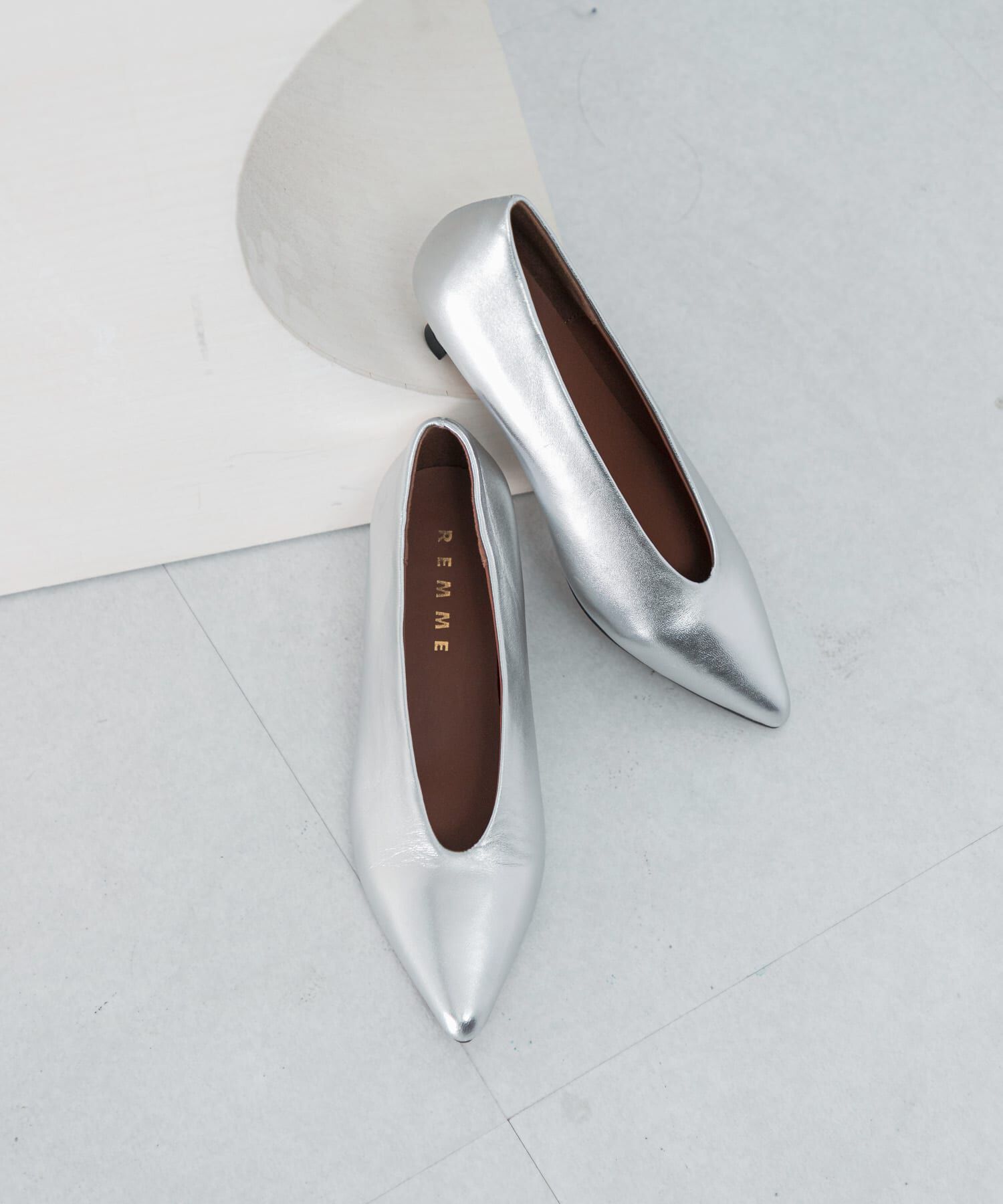 URBAN RESEARCH ROSSO「REMME　パンプス」|パンプス|シルバー
