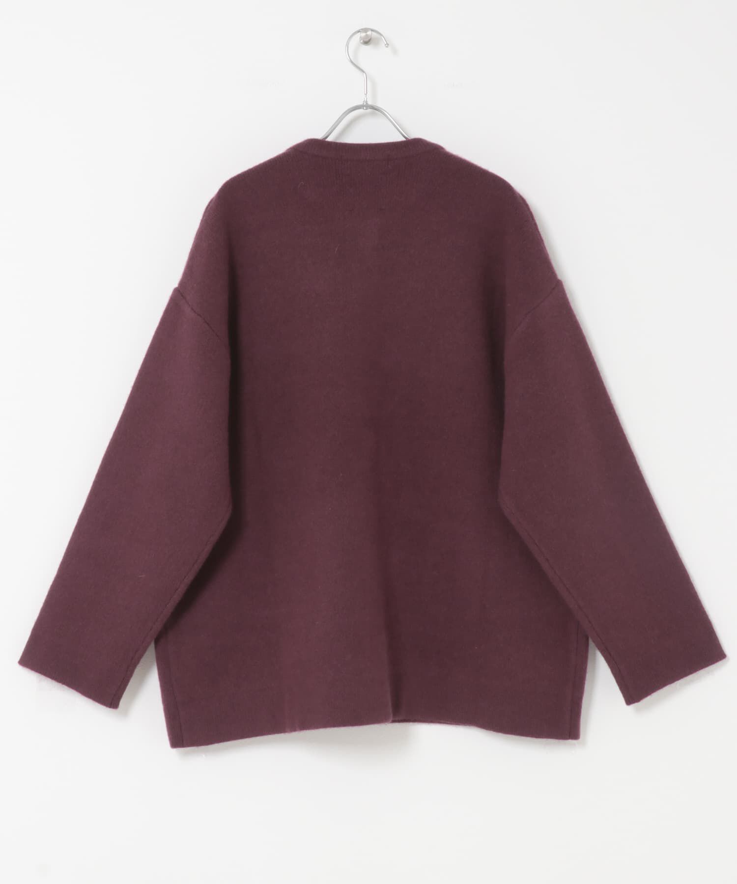 URBAN RESEARCH ROSSO「F by ROSSO　ハミルトン接結ニットコート」|ノーカラーコート|