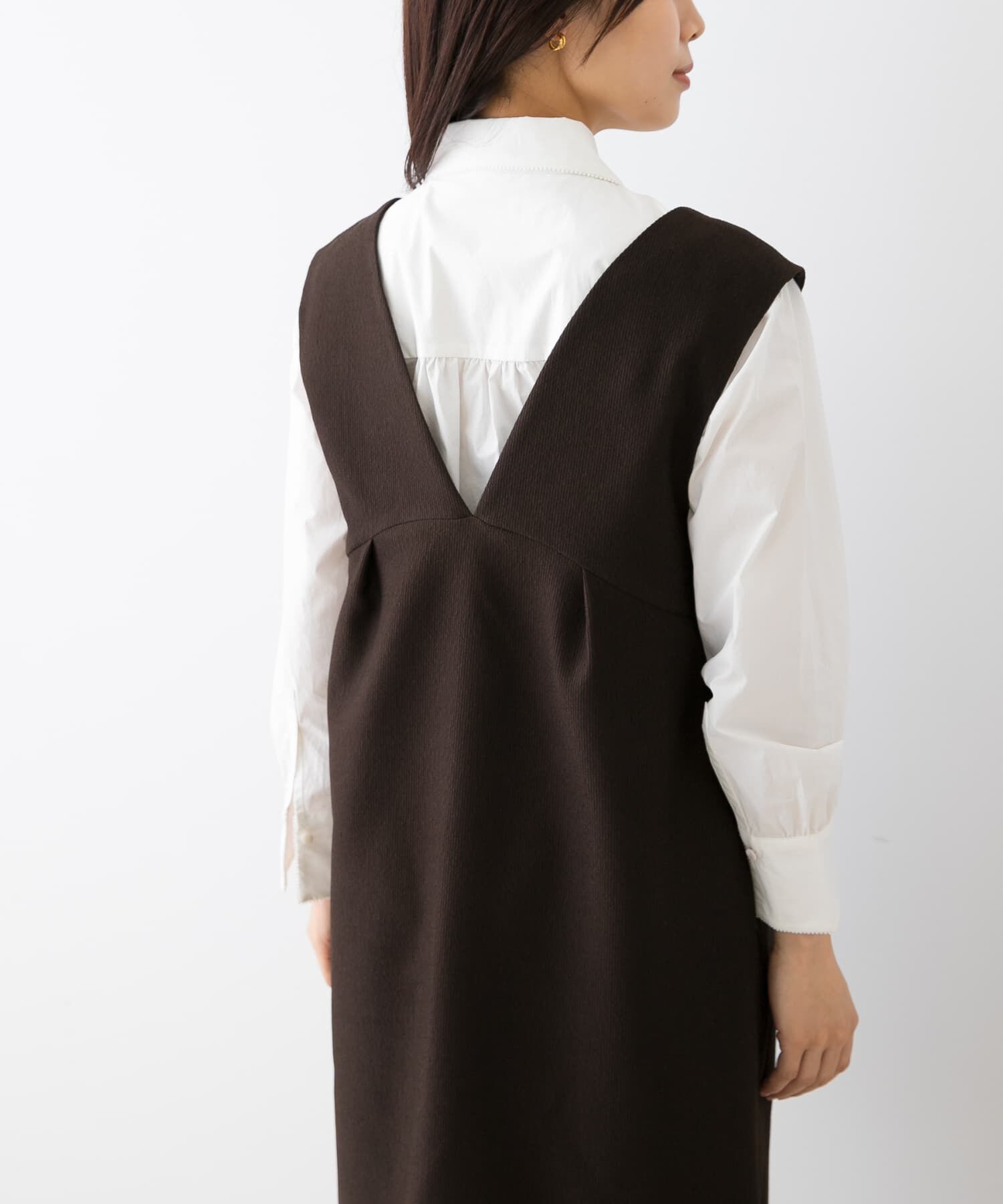 URBAN RESEARCH ROSSO「F by ROSSO　ピケ2WAYミニジャンパーワンピース」|ワンピース|