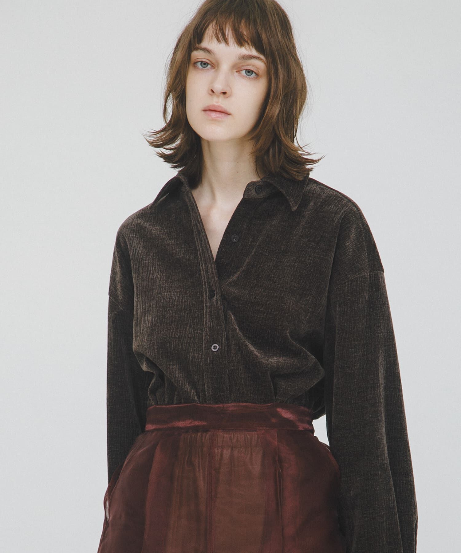 LAATO「wrinkle velor shirts」|シャツ・ブラウス|