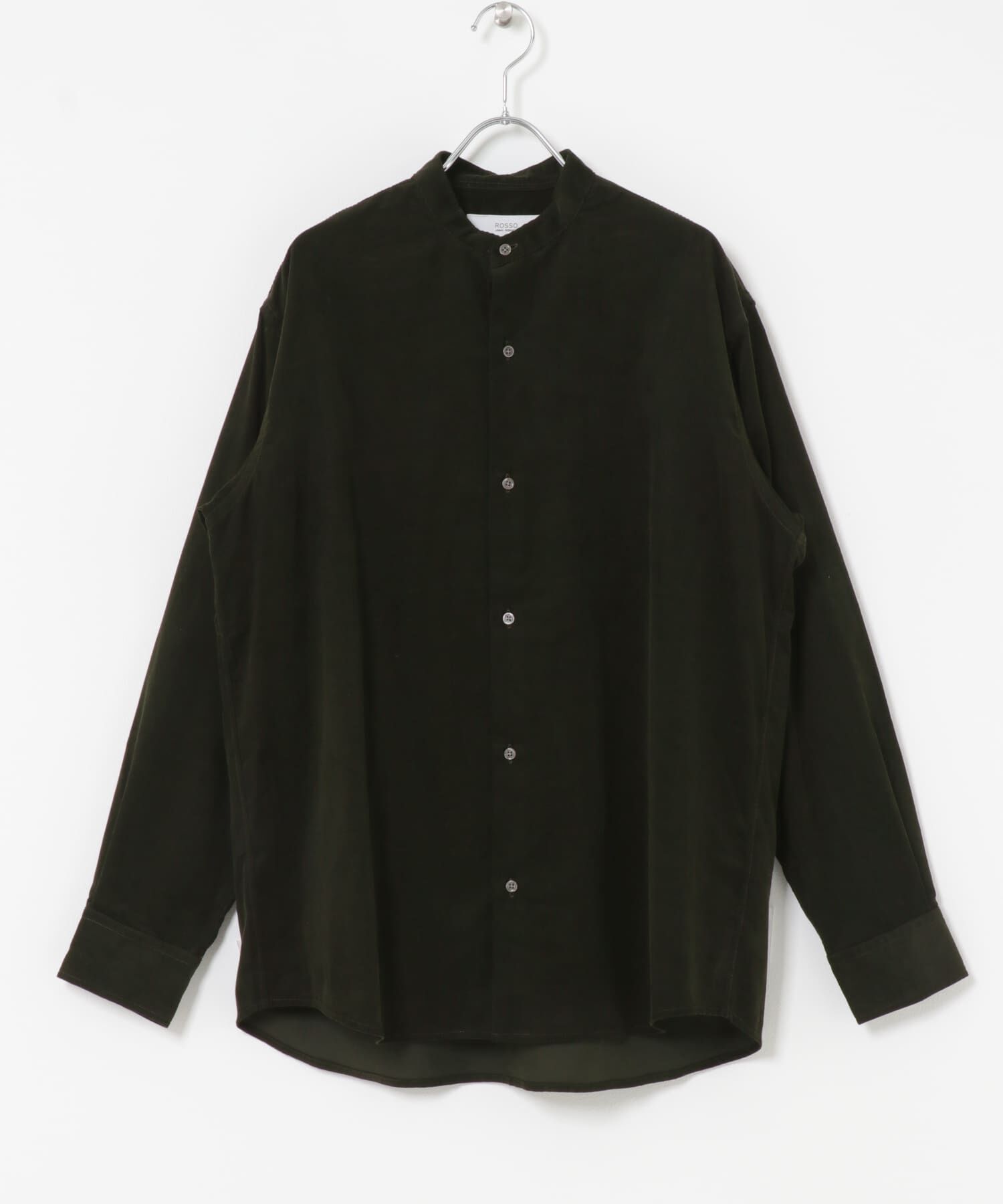 URBAN RESEARCH ROSSO「アーバンリラックスコーデュロイバンドシャツ」|シャツ・ブラウス|