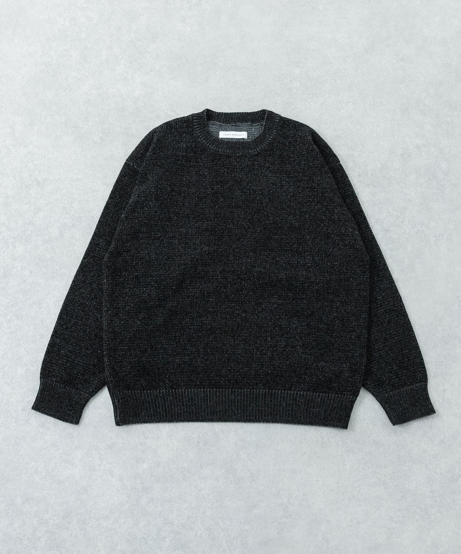 URBAN RESEARCH「ローゲージモールニット」|ニット・セーター|ブラック