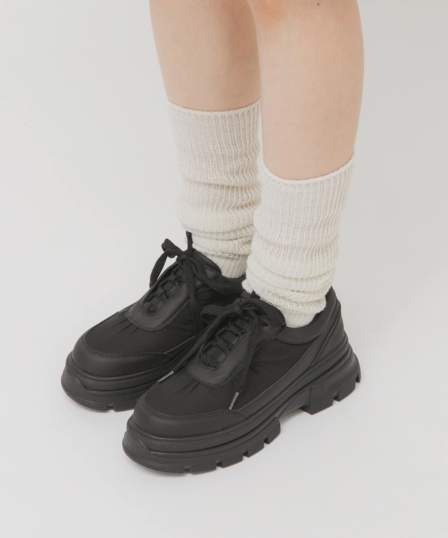  「ギャザーデザインスニーカー」|スニーカー|