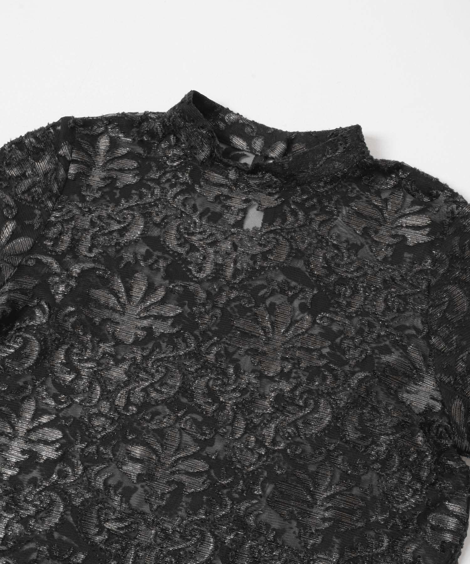  「チュールジャガードブラウス」|シャツ・ブラウス|