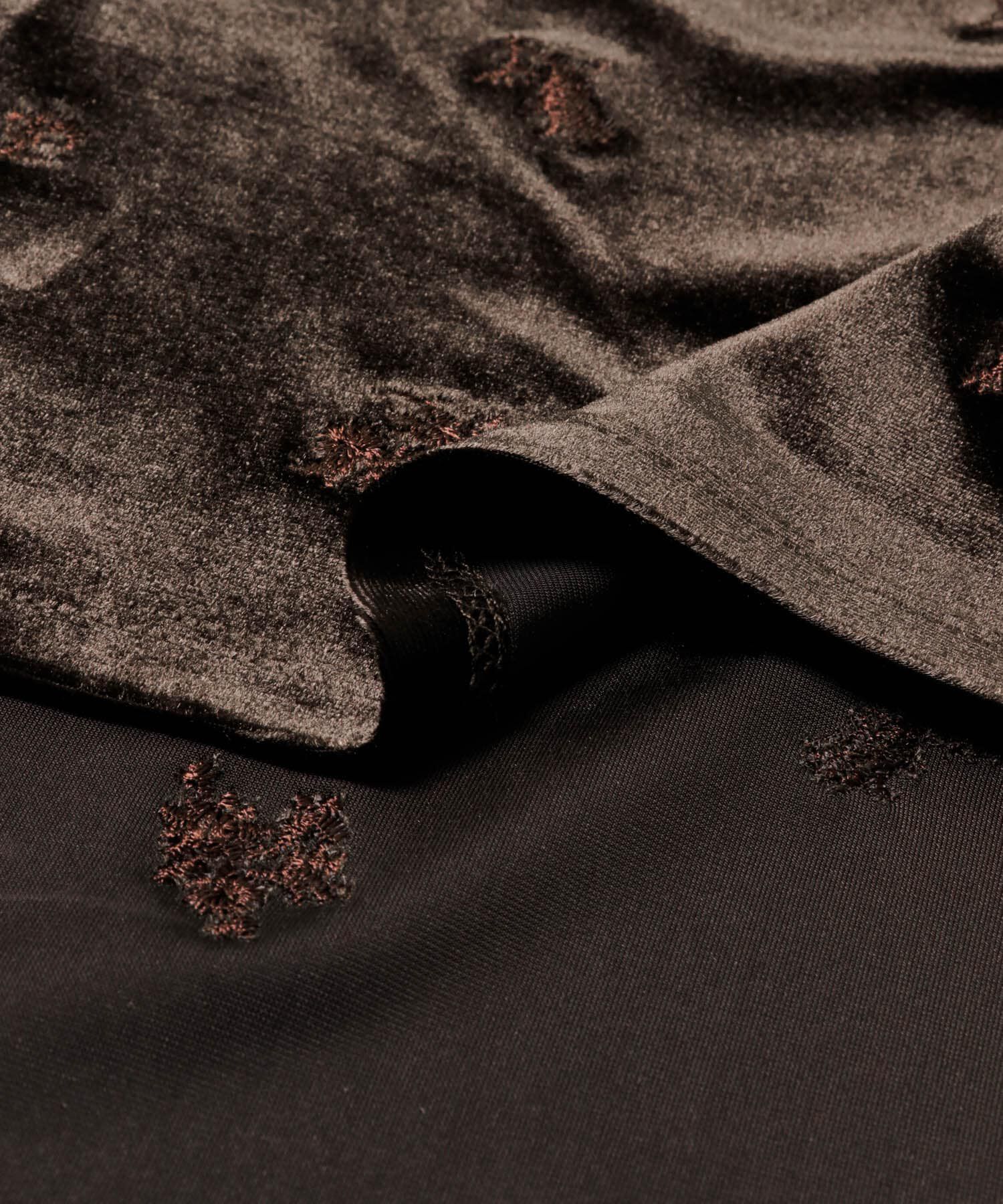  「ベロアシャーリングドレス」|ワンピース|