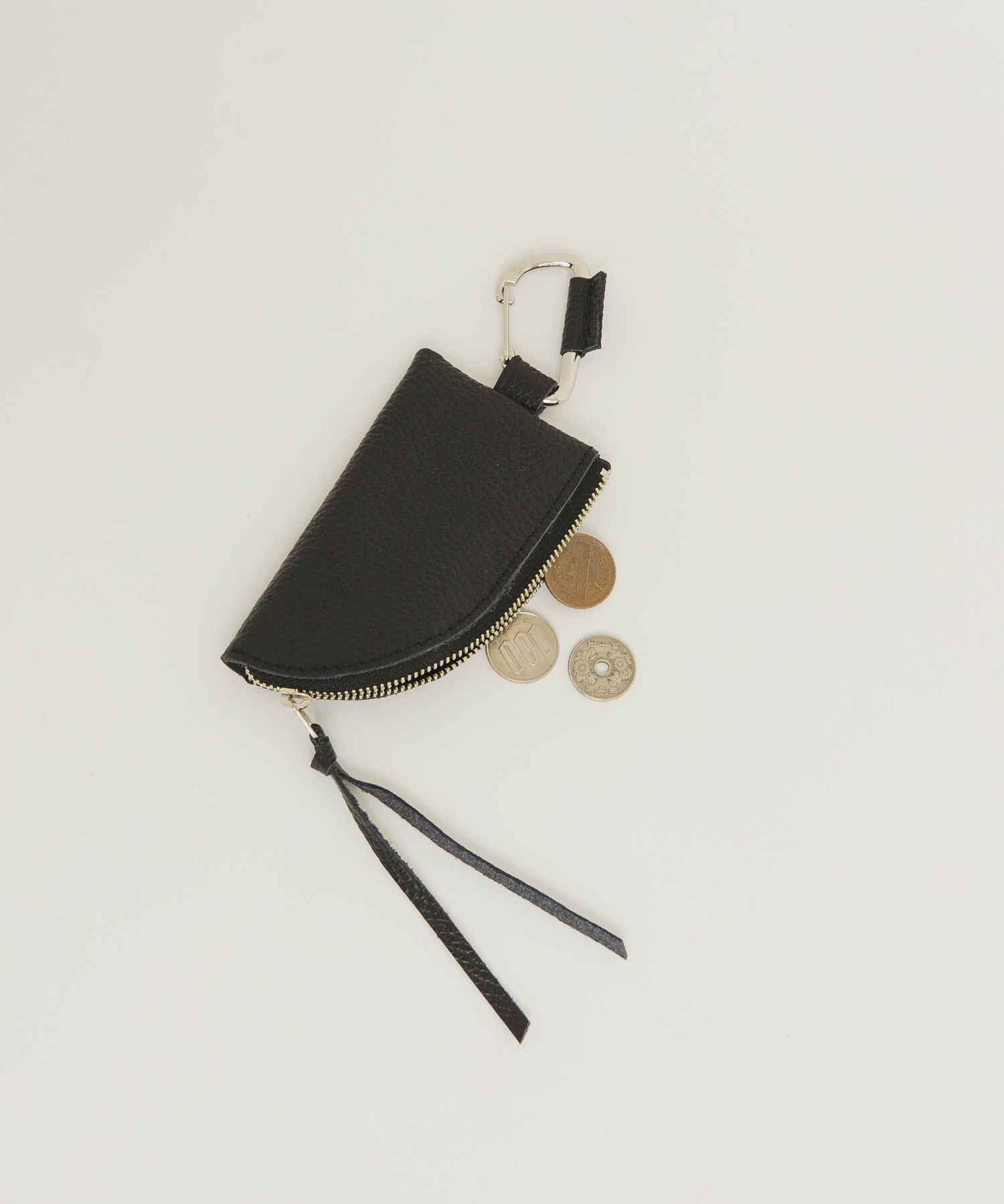  「レザーポーチチャーム」|チャーム・キーホルダー|ブラック