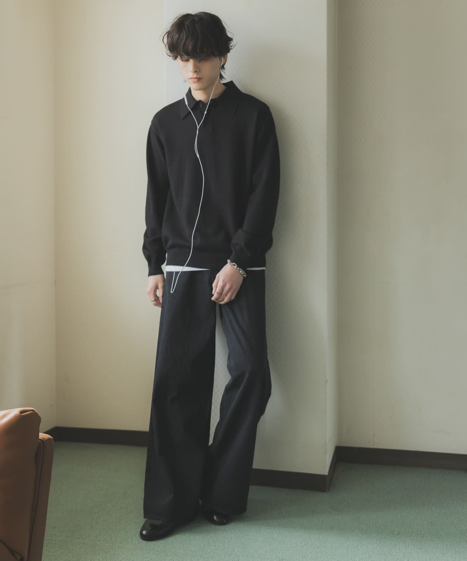 SENSE OF PLACE by URBAN RESEARCH「『一部WEB限定カラー』『洗濯可/毛玉防止』ストレッチニットポロシャツ」|ニット・セーター|