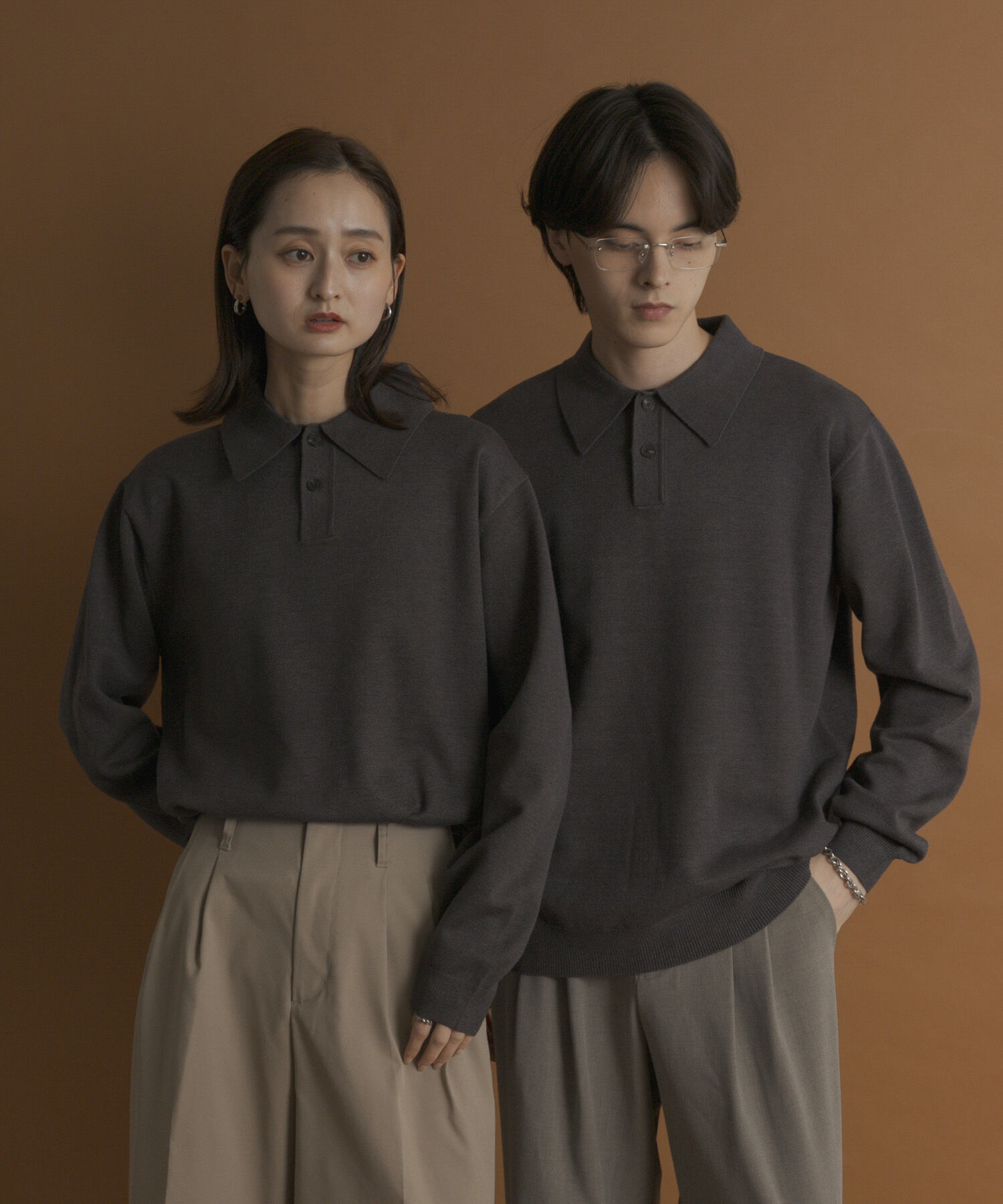 SENSE OF PLACE by URBAN RESEARCH「『一部WEB限定カラー』『洗濯可/毛玉防止』ストレッチニットポロシャツ」|ニット・セーター|