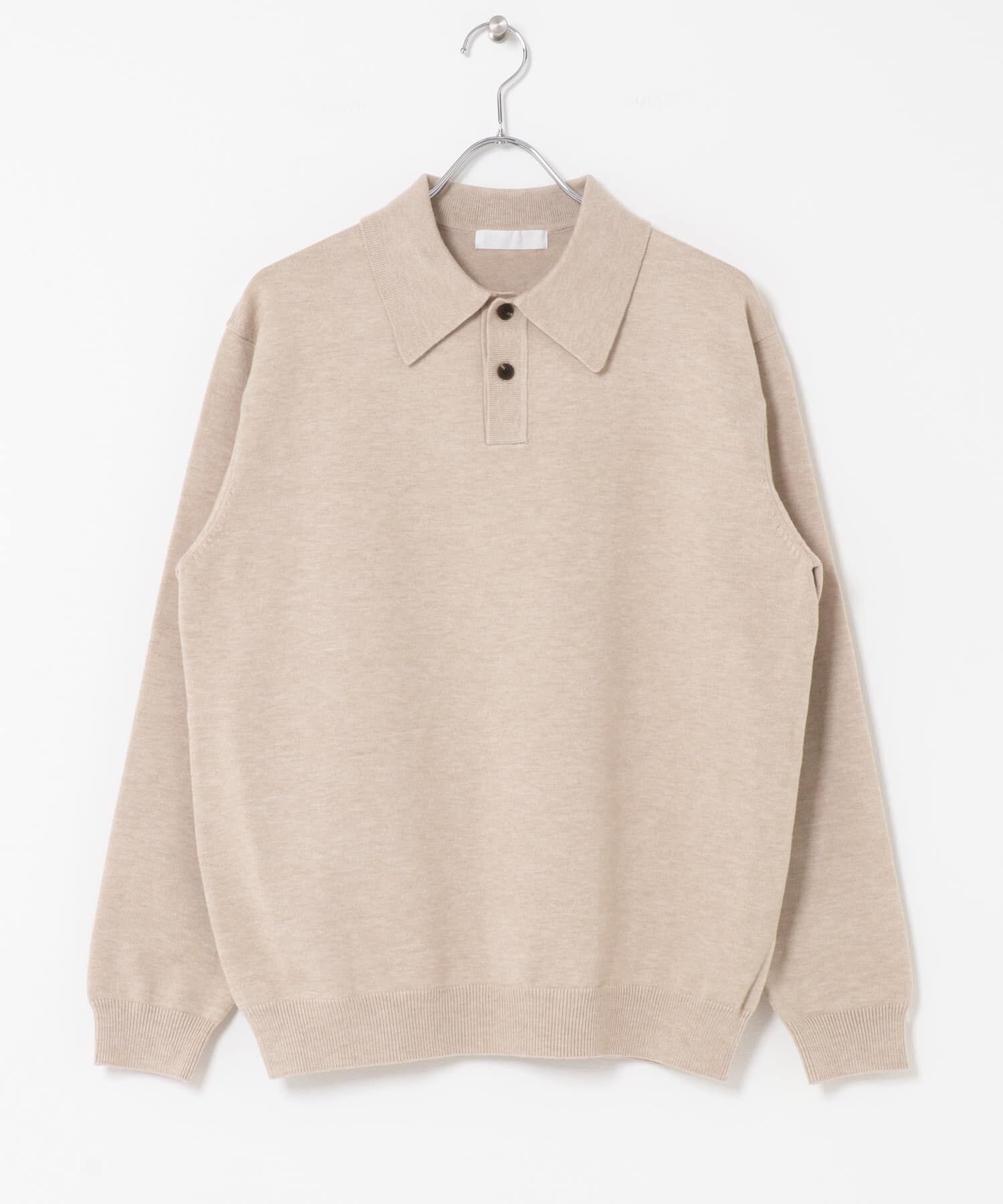 SENSE OF PLACE by URBAN RESEARCH「『一部WEB限定カラー』『洗濯可/毛玉防止』ストレッチニットポロシャツ」|ニット・セーター|