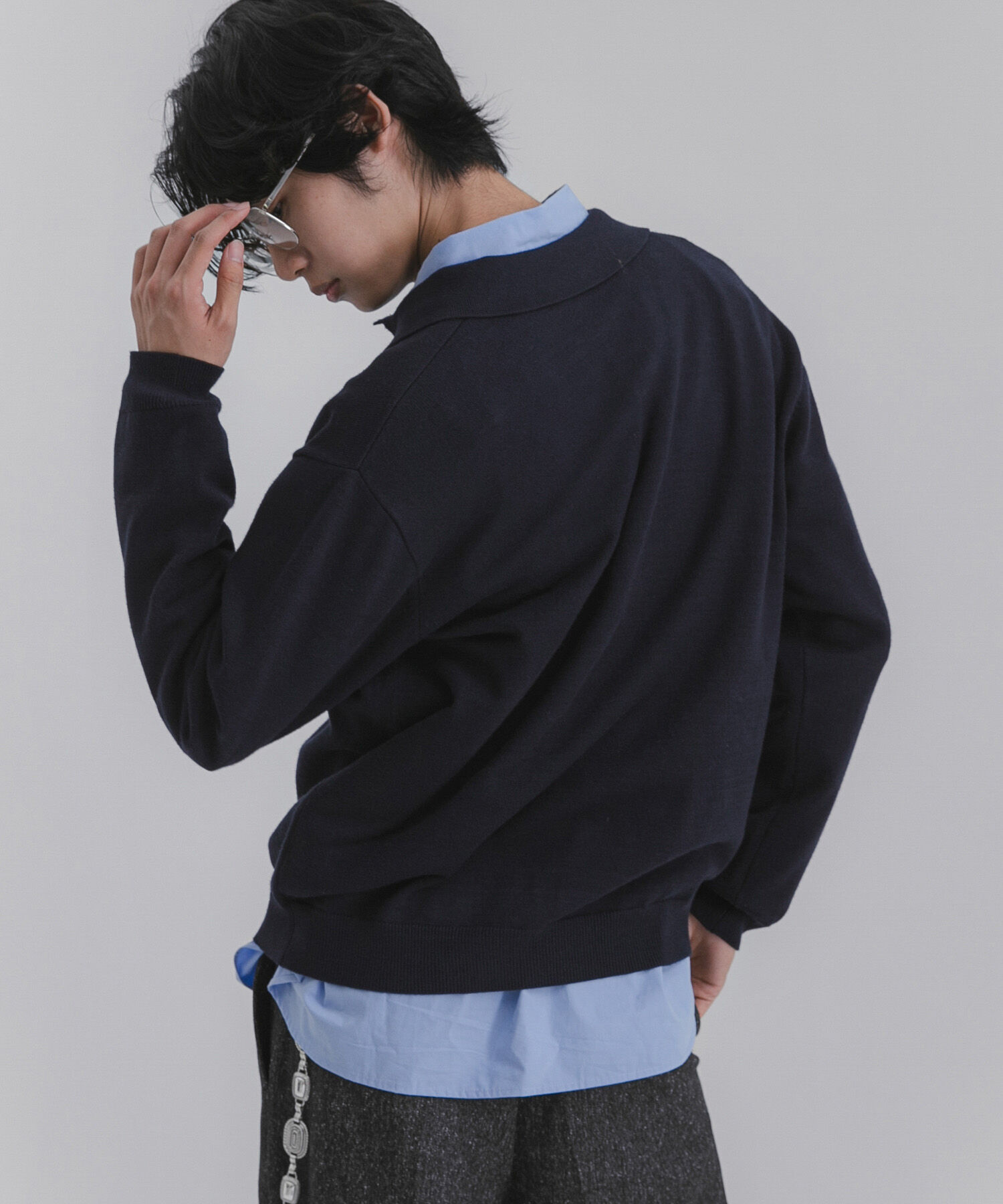 SENSE OF PLACE by URBAN RESEARCH「『一部WEB限定カラー』『洗濯可/毛玉防止』ストレッチニットポロシャツ」|ニット・セーター|