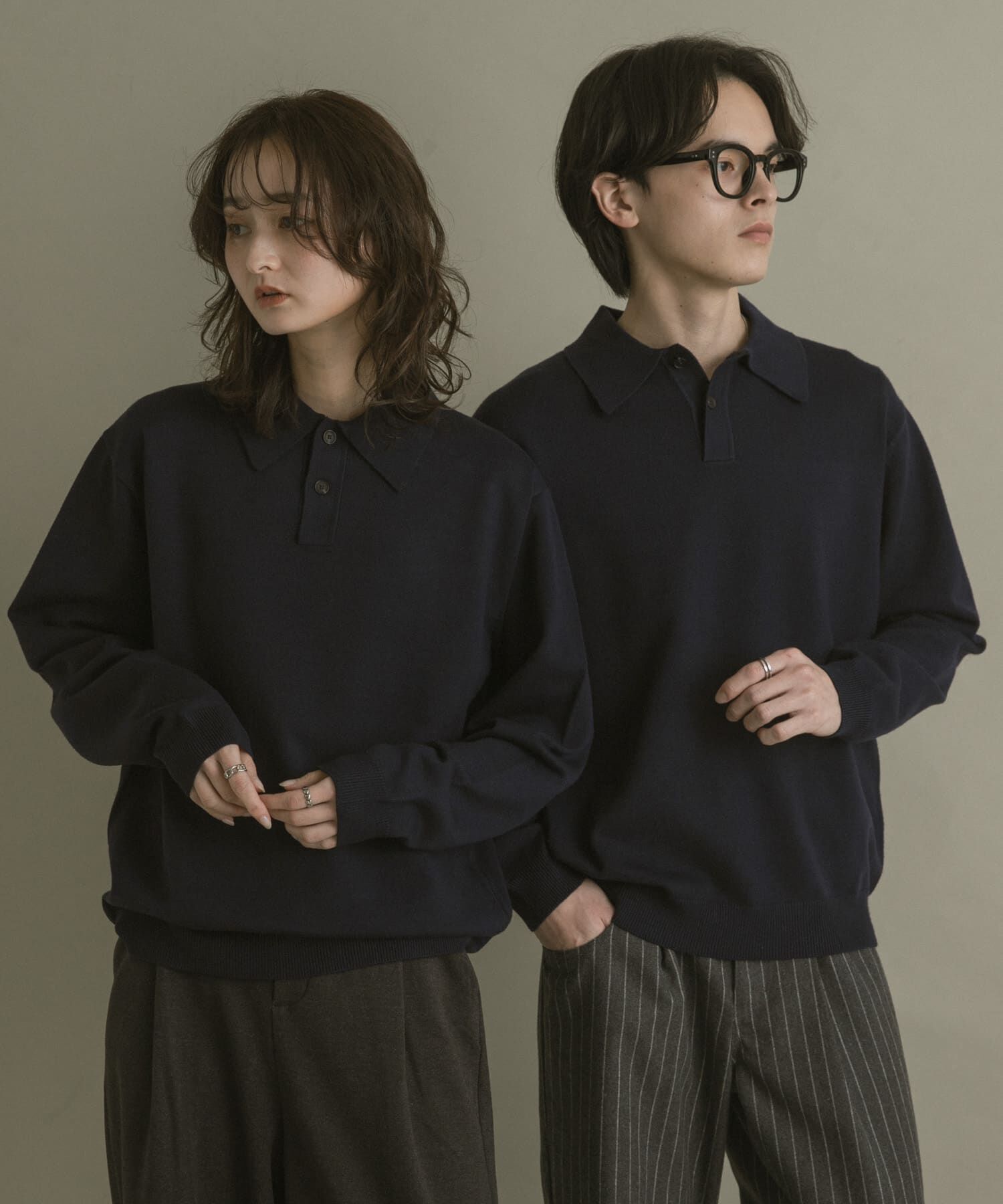 SENSE OF PLACE by URBAN RESEARCH「『一部WEB限定カラー』『洗濯可/毛玉防止』ストレッチニットポロシャツ」|ニット・セーター|