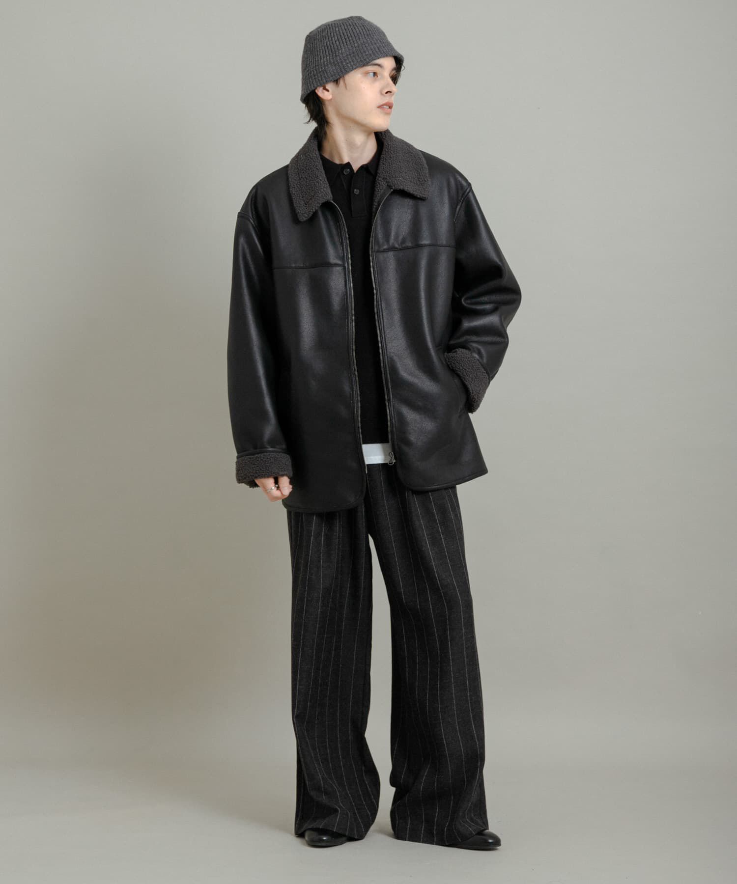 SENSE OF PLACE by URBAN RESEARCH「アソートボアブルゾン」|ブルゾン・スタジャン|